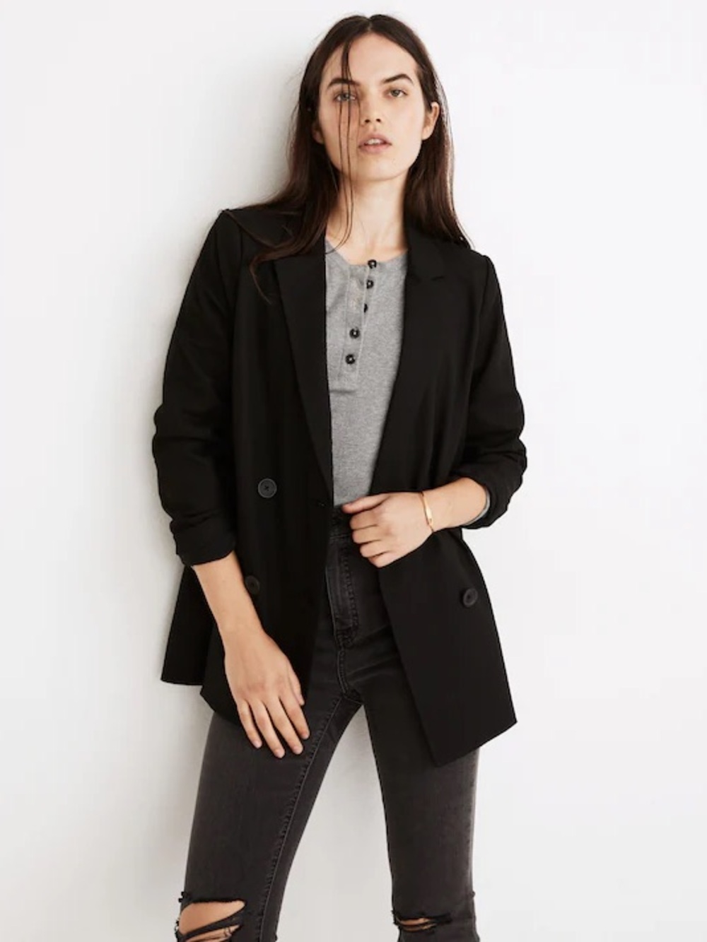 Madewell Caldwell Double-Breasted Blazer